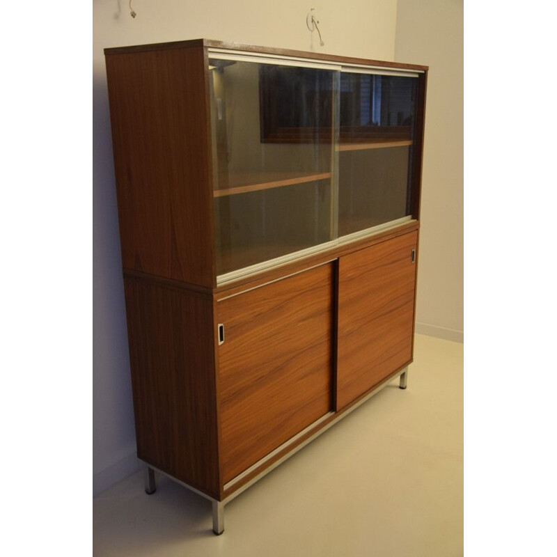 Secretária Vintage ou armário de exposição ou estante ou aparador por Georges Frydman, 1960