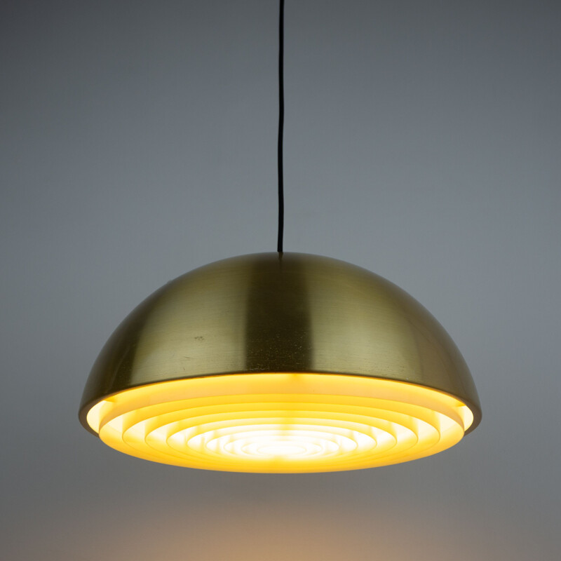 Pair of vintage pendant lamps by Vilhelm Wohlert & Louis Poulsen for Louisiana museum, Danish 1950s