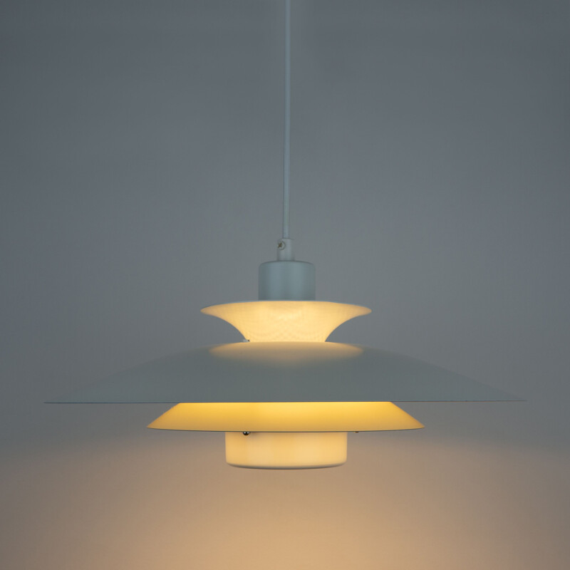 Vintage pendant lamp Volga by Kurt Wiborg Jeka, Danish 1980s