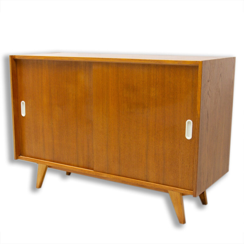 Vintage oak sideboard by Jiří Jiroutek, Czechoslovakia 1960