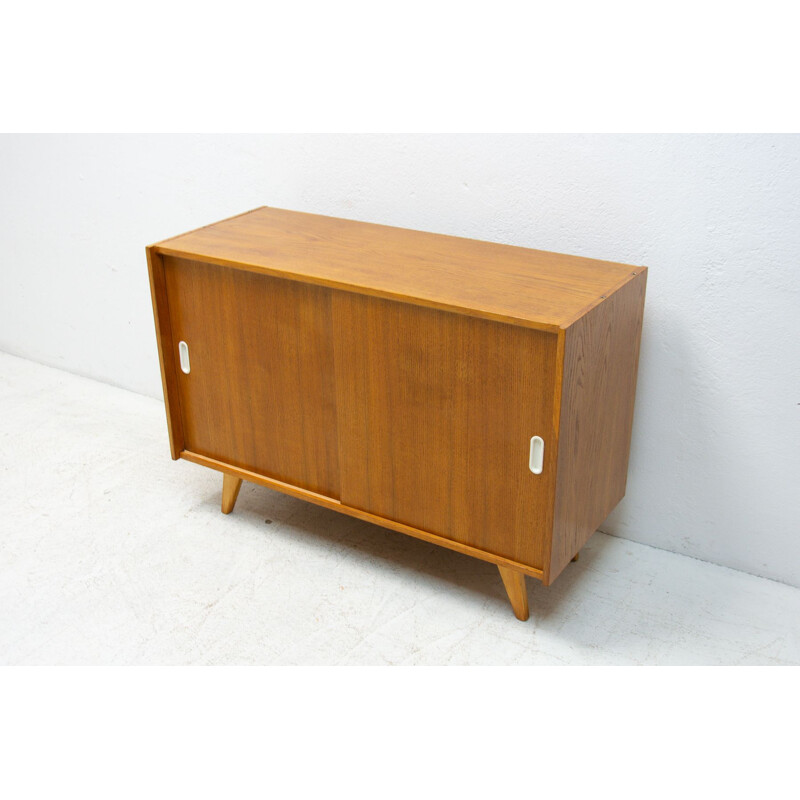 Vintage oak sideboard by Jiří Jiroutek, Czechoslovakia 1960