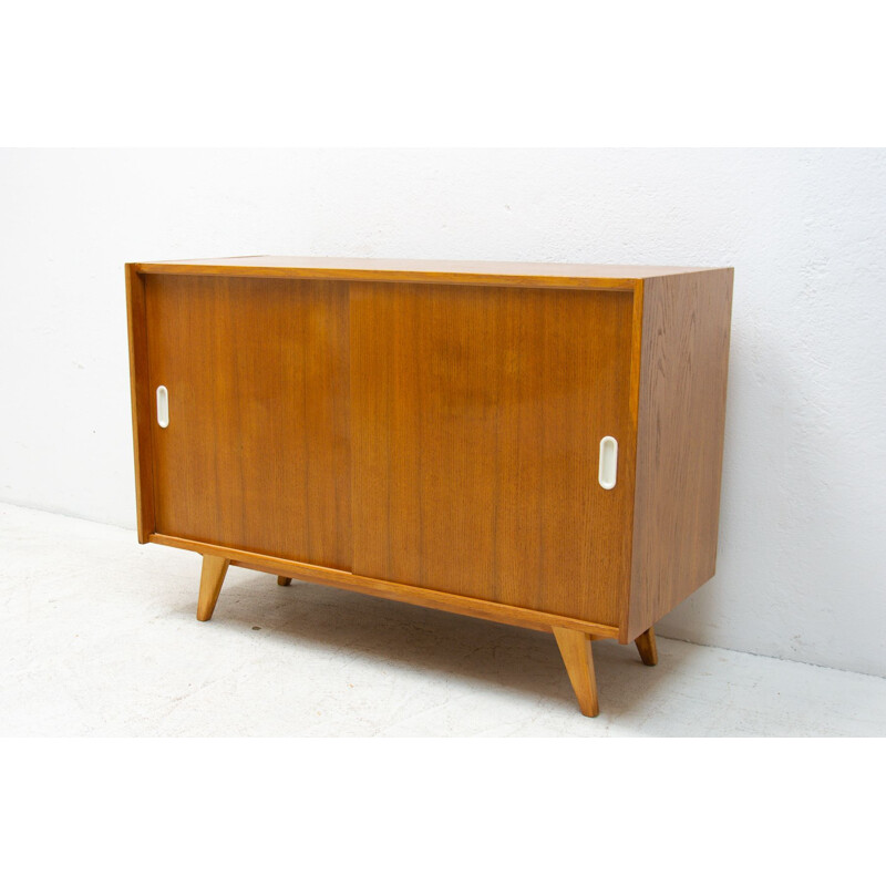 Vintage oak sideboard by Jiří Jiroutek, Czechoslovakia 1960