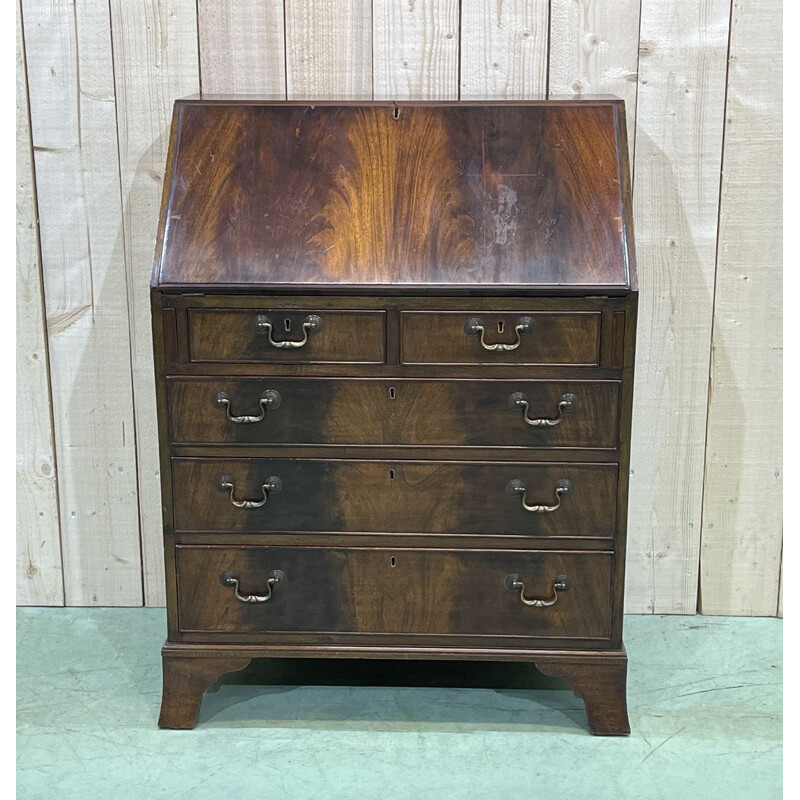 Vintage secretary back from Maple, English 1950s