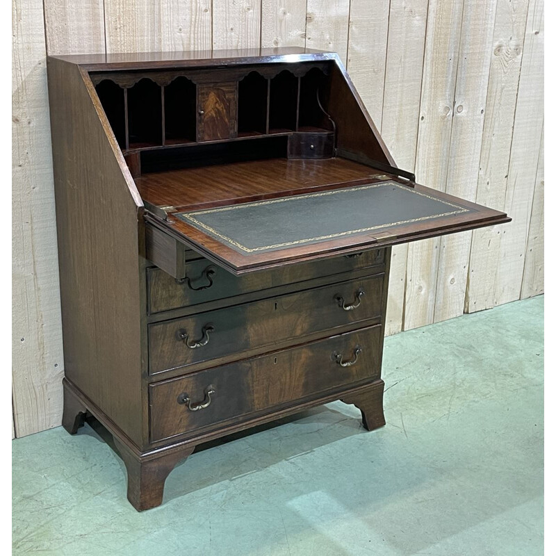 Vintage secretary back from Maple, English 1950s