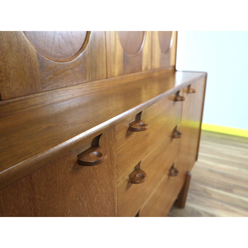 Vintage teak commode by Nathan, British 1960s