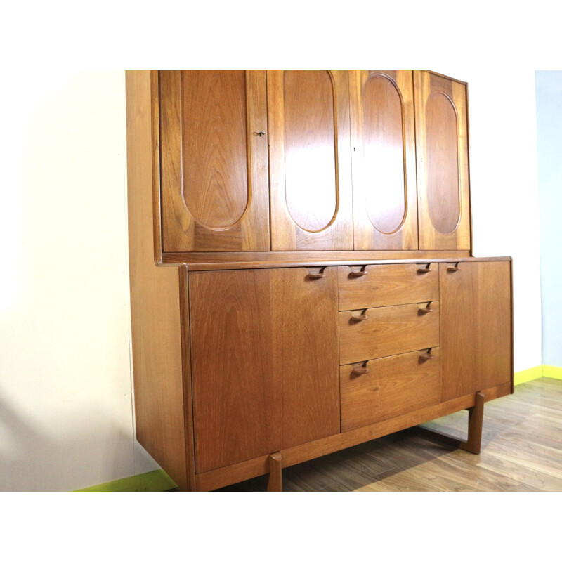 Vintage teak commode by Nathan, British 1960s