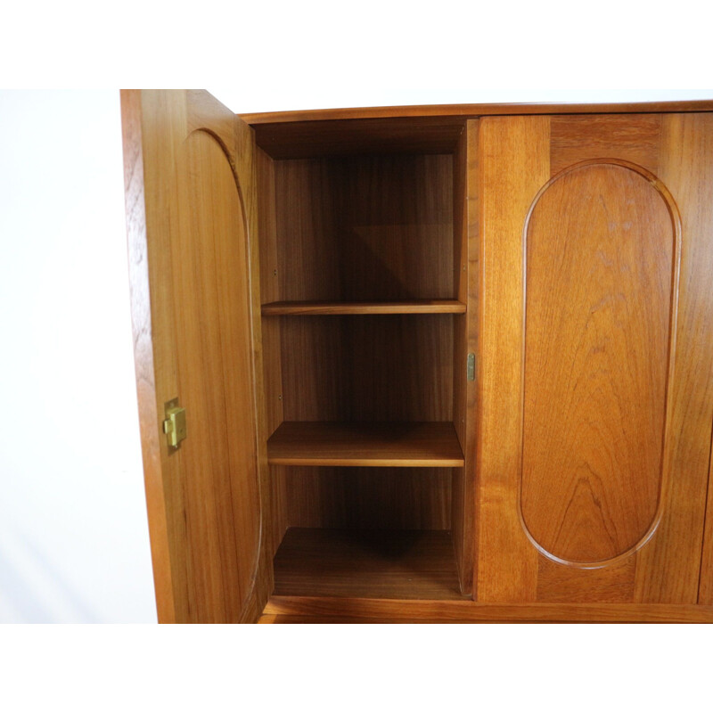 Vintage teak commode by Nathan, British 1960s