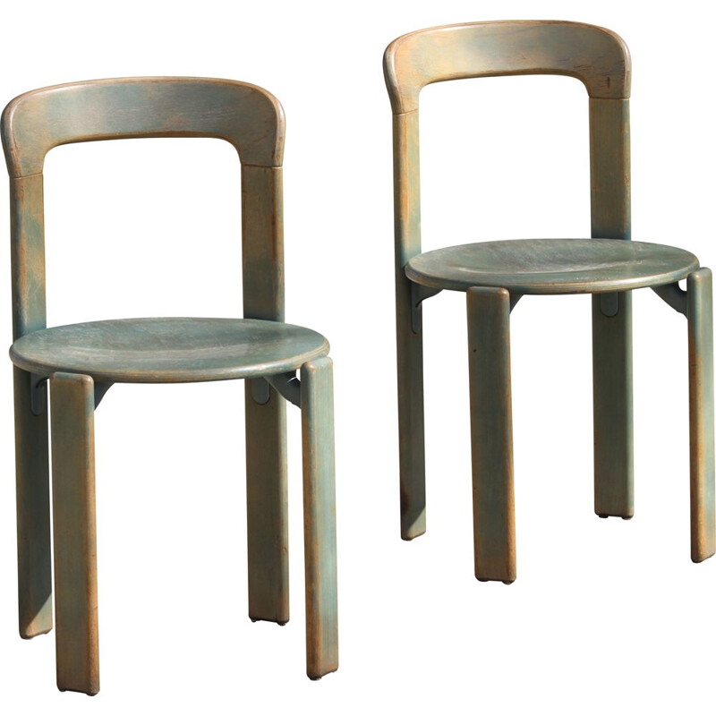 Pair of vintage chairs by Bruno Rey for Dietiker