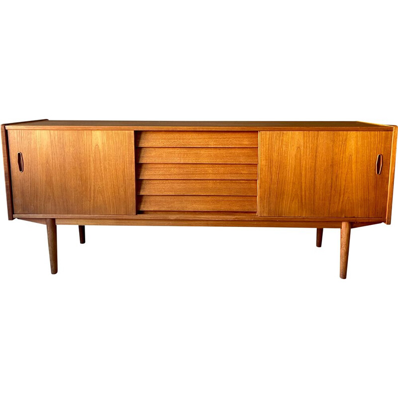 Vintage Teak Sideboard Trio by Nils Jonsson for Hugo Troeds, Scandinavian 1960s