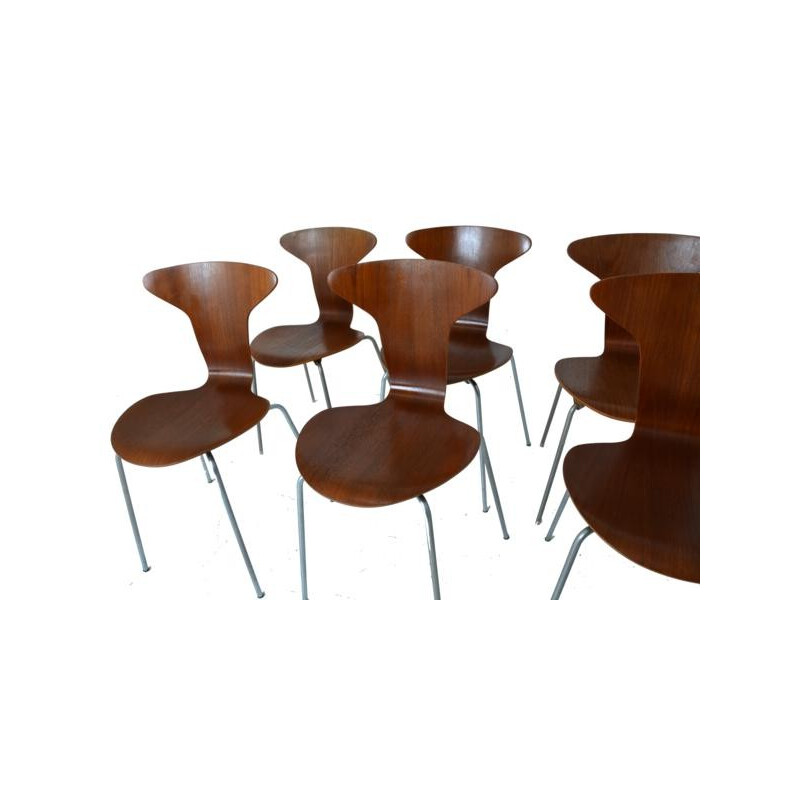 Ensemble de 6 chaises "Mosquito", Arne JACOBSEN - 1952