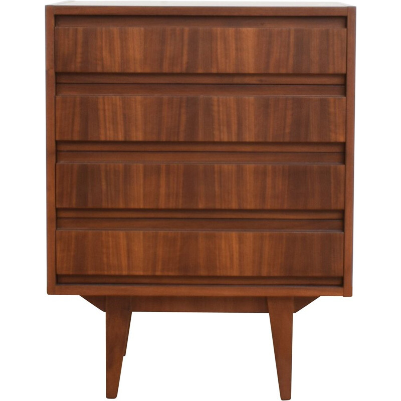 Vintage Walnut Chest of Drawers from Friedrich Fandwehr Möbelfabrik, German 1950s