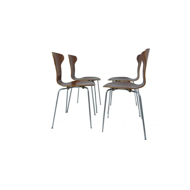 Ensemble de 6 chaises "Mosquito", Arne JACOBSEN - 1952