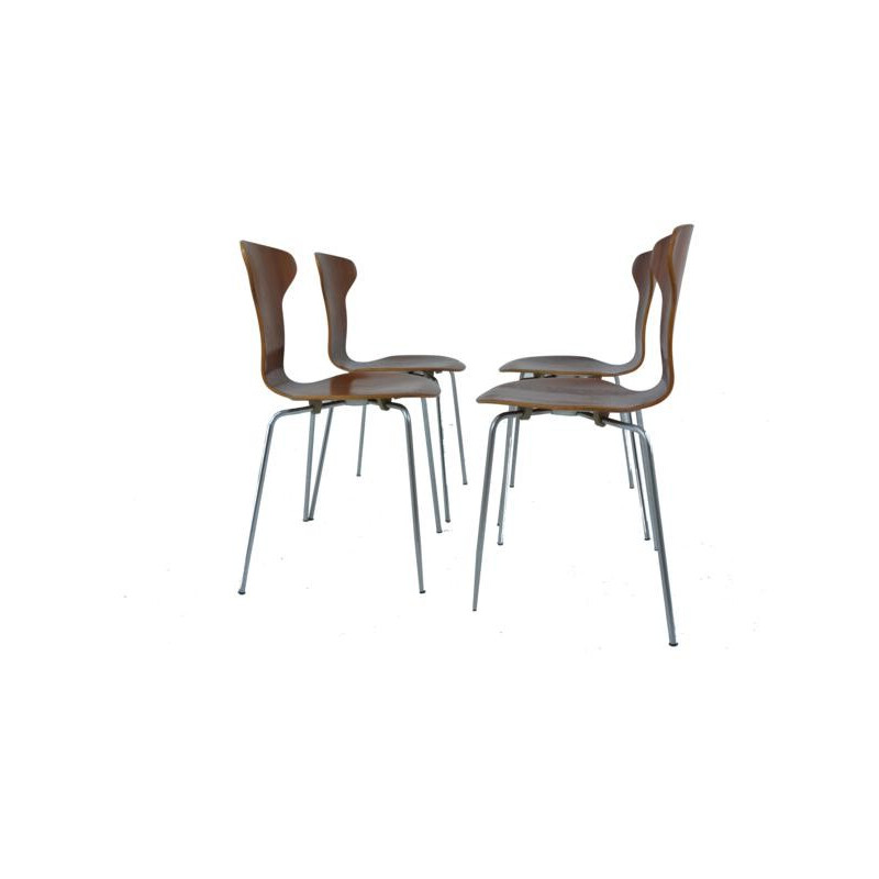Set of 6 "Mosquito" chairs, Arne JACOBSEN - 1952