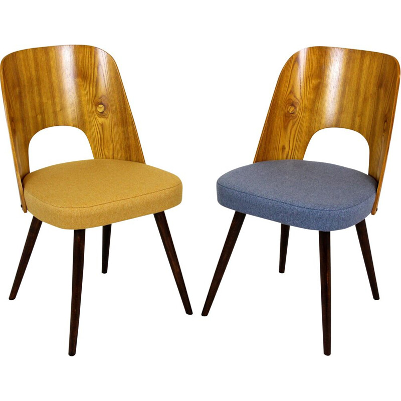 Paire de chaises vintage par Oswald Haerdtl pour Tatra, Tchécoslovaquie 1960