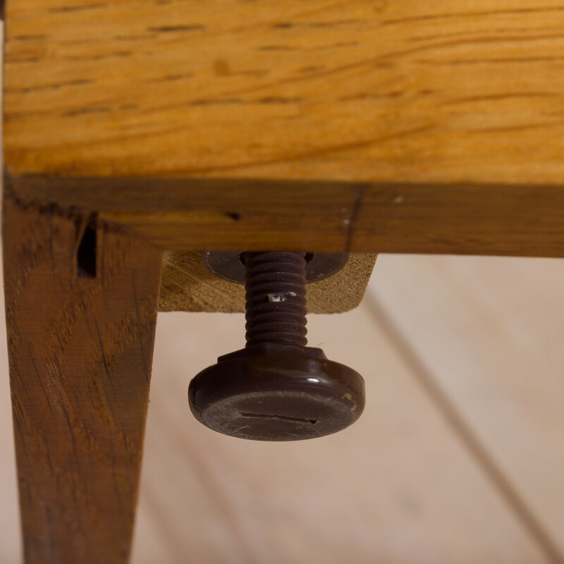 Vintage modular oak wall unit by Christian Hvidt for Soborg Mobelfabrik 1970s