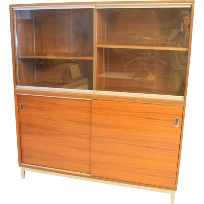 Vintage bureau of vitrinekast of boekenkast of dressoir van Georges Frydman, 1960