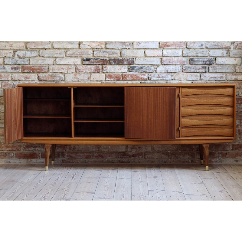 Vintage teak Sideboard Modern by Sven Andersen, Scandinavian 1950s