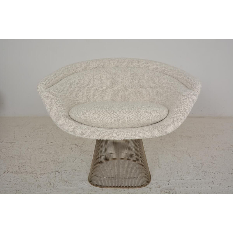 Set of 4 vintage lounge chairs by Warren Platner 1960s