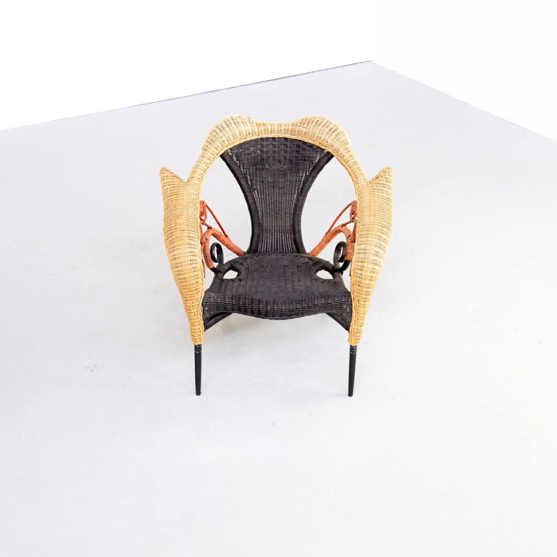 Vintage Borek Sipek "prorok" armchair for Driade 1980s