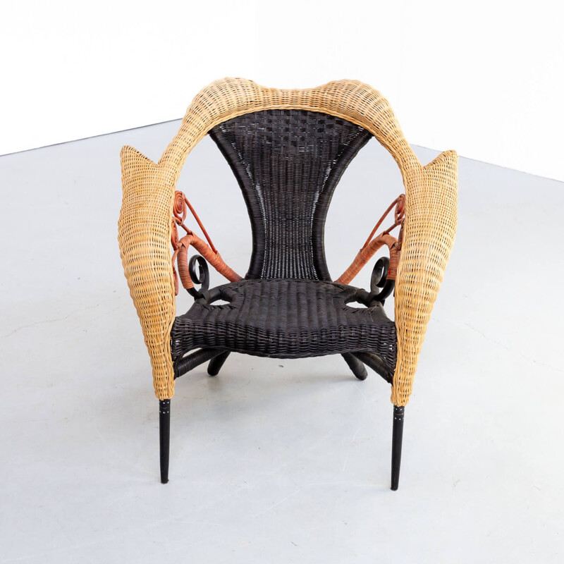 Vintage Borek Sipek "prorok" armchair for Driade 1980s