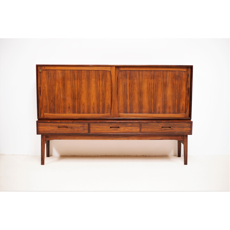 Vintage rosewood sideboard by Schou Andersen