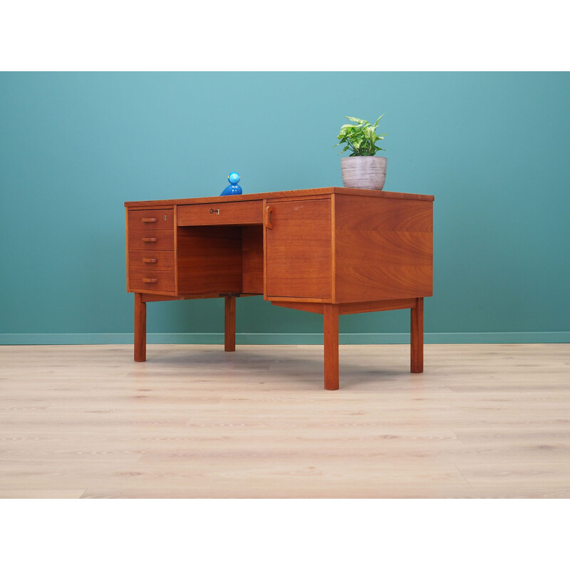 Vintage Teak desk, Denmark 1970s