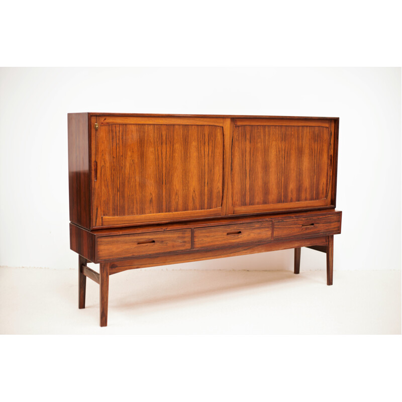 Vintage rosewood sideboard by Schou Andersen