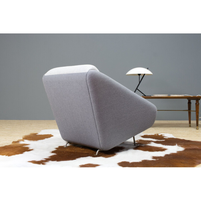 Vintage club chair grey by Theo Ruth for Artifort 1958s