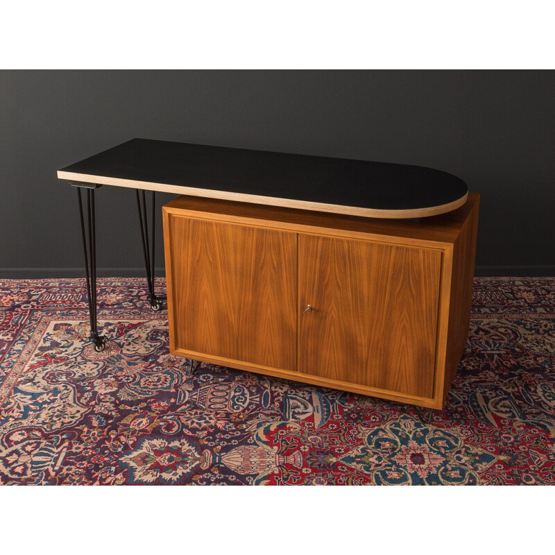 Vintage walnut Desk, Germany 1960s