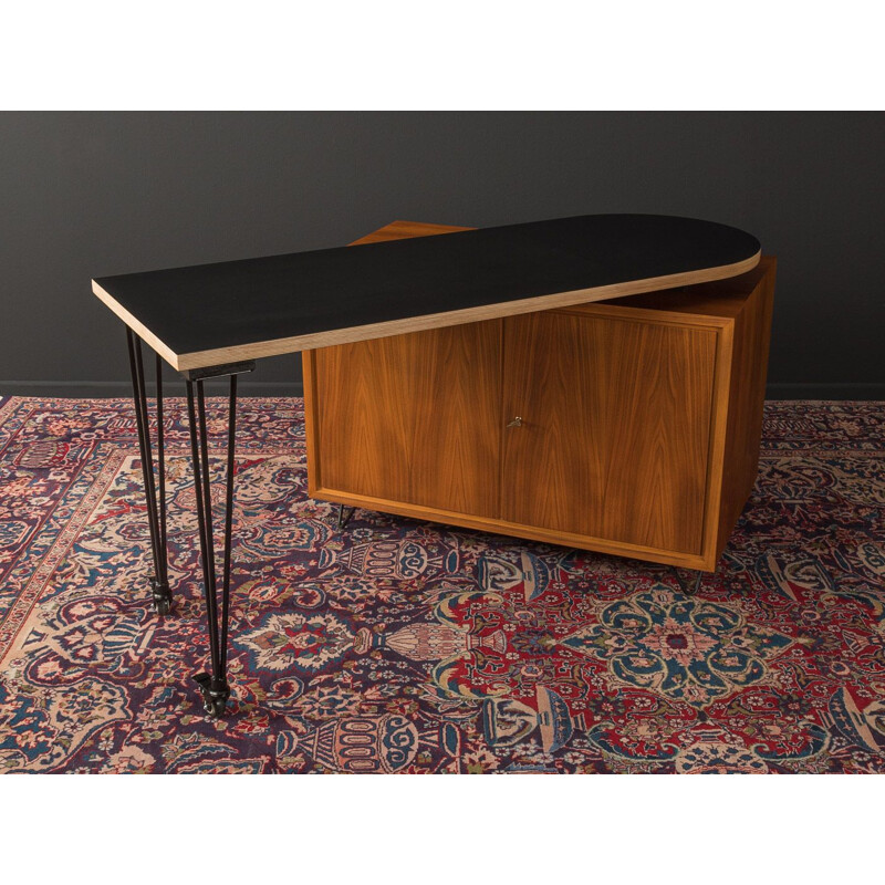 Vintage walnut Desk, Germany 1960s