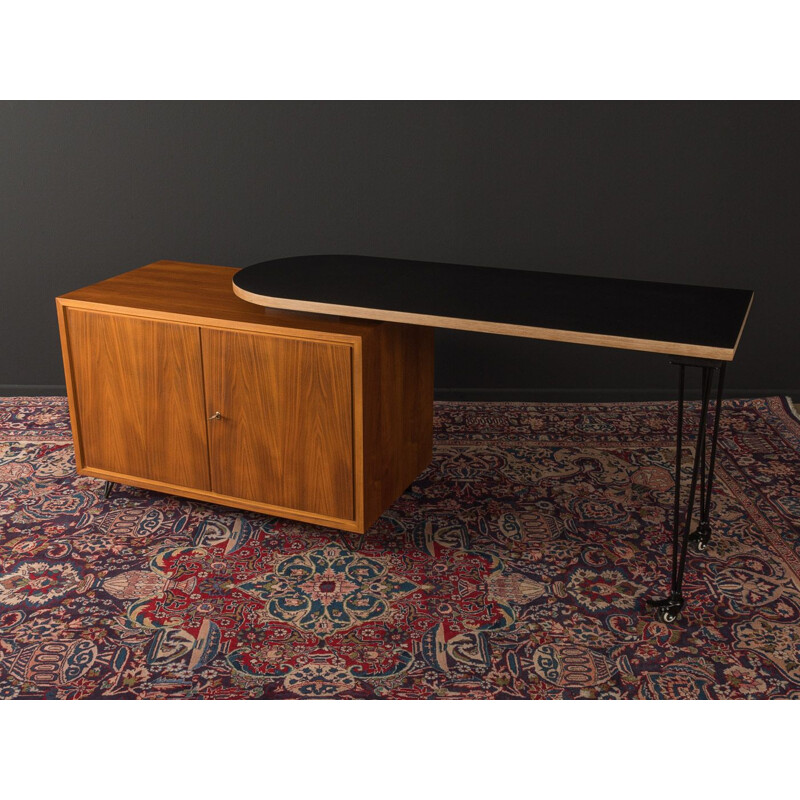 Vintage walnut Desk, Germany 1960s