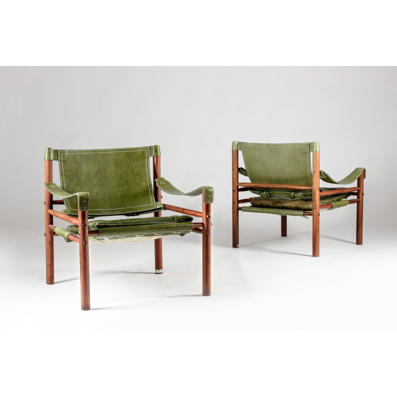 Pair of "Sirocco" armchairs, Arne NORELL - 1960s