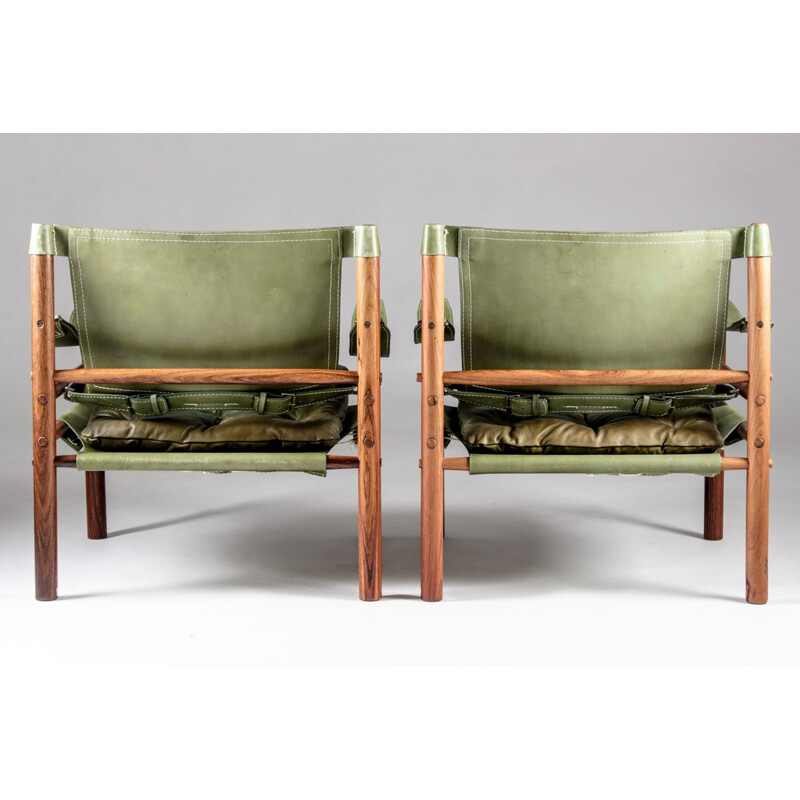 Pair of "Sirocco" armchairs, Arne NORELL - 1960s