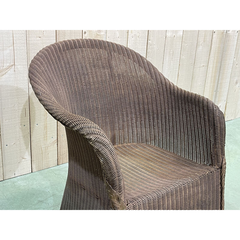 Vintage Lloyd Loom armchair 1930s