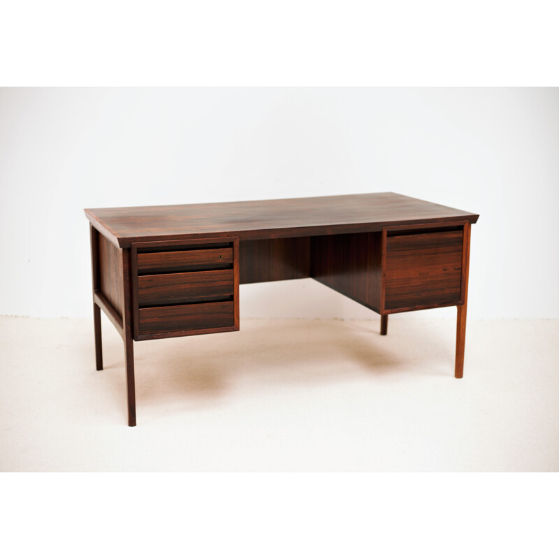 Vintage rosewood desk by Erik Buck