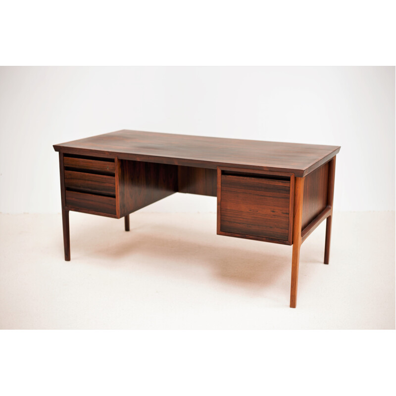 Bureau vintage en palissandre d'Erik Buck