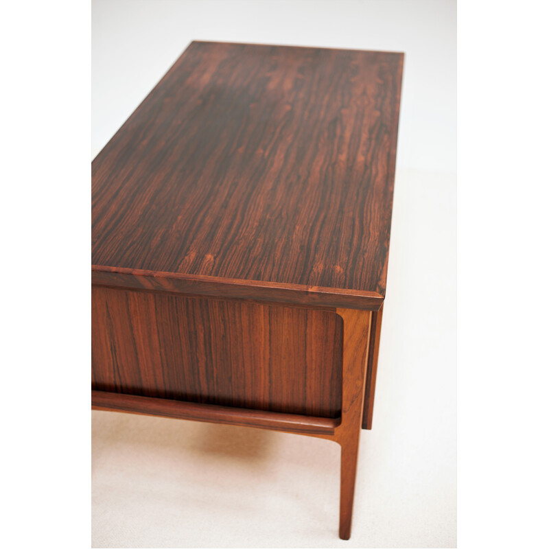 Vintage rosewood desk by Erik Buck