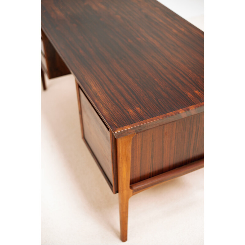 Vintage rosewood desk by Erik Buck