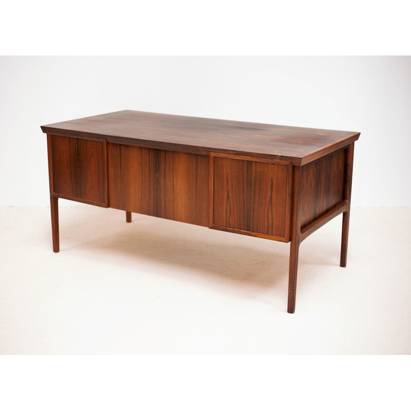 Bureau vintage en palissandre d'Erik Buck