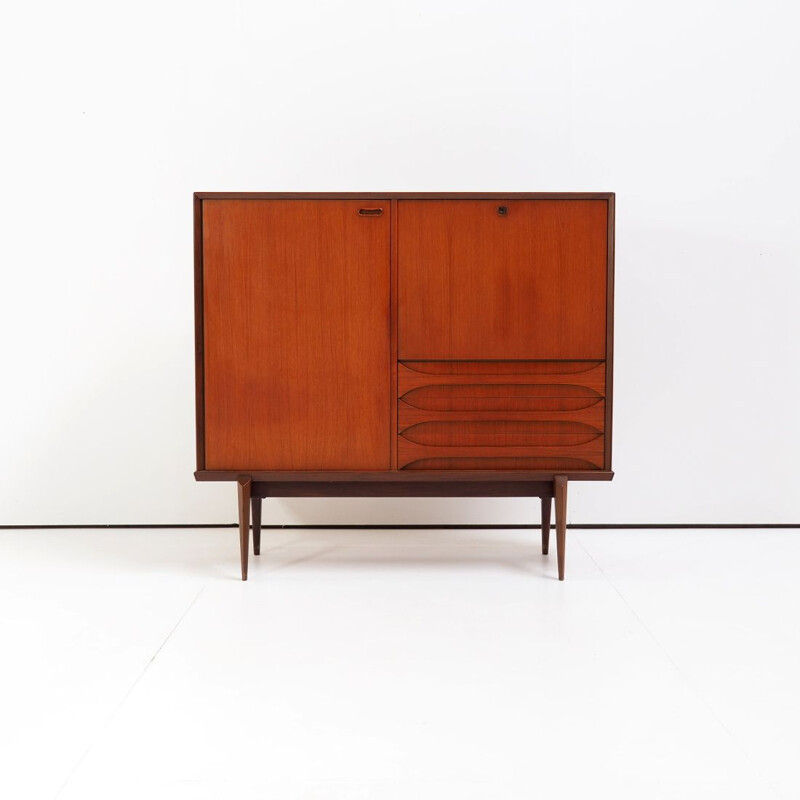 Vintage "Paola" bar cabinet by Oswald Vermaercke for V-Form, Belgian 1959s