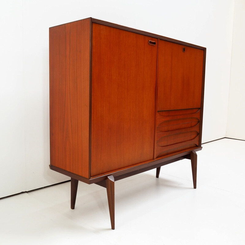 Vintage "Paola" bar cabinet by Oswald Vermaercke for V-Form, Belgian 1959s