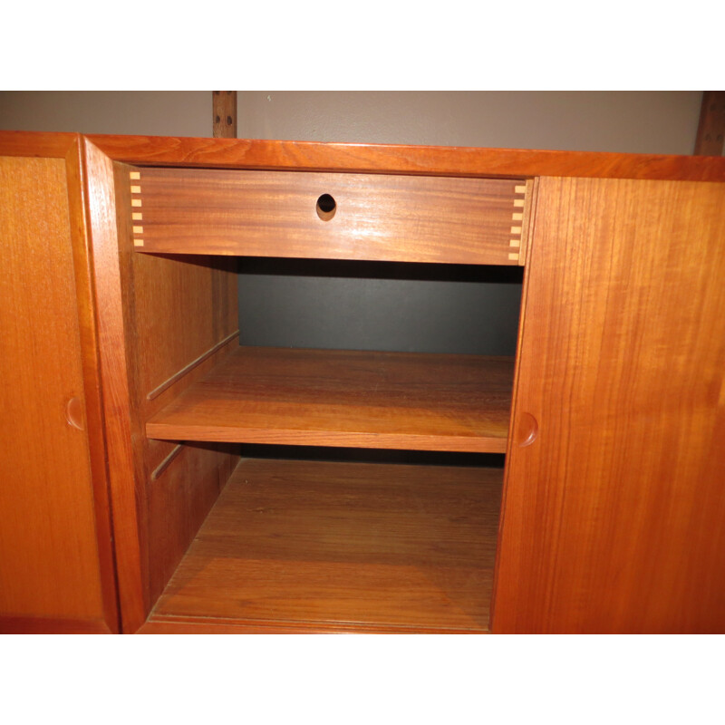 Royal shelving system in teak, Poul CADOVIUS - 1960s