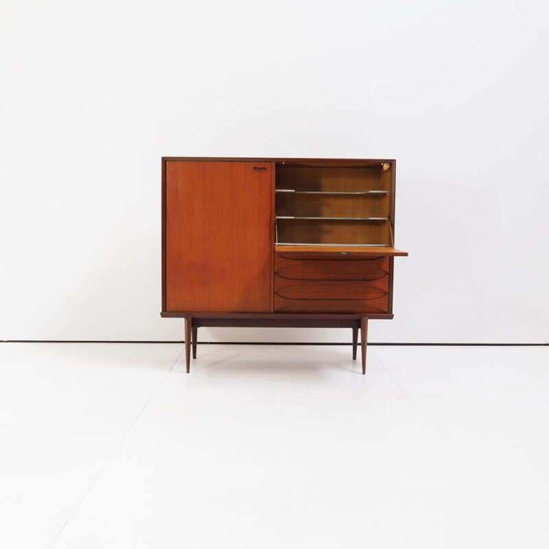 Vintage "Paola" bar cabinet by Oswald Vermaercke for V-Form, Belgian 1959s