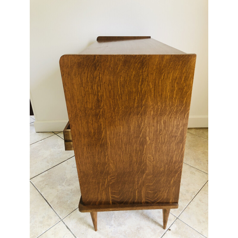 Vintage chest of drawers with 4 drawers and storage, Scandinavian 1960s