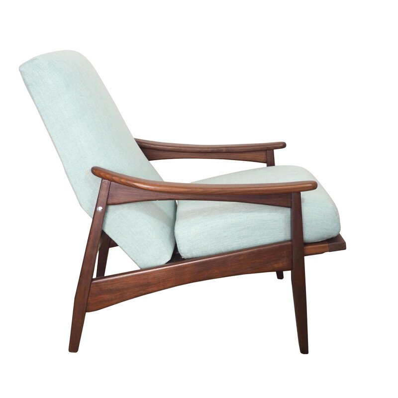 Fauteuil vintage inclinable en teck, Scandinave