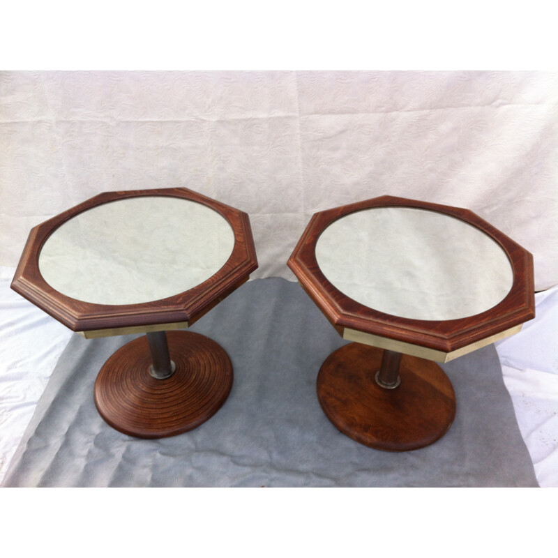 Pair of low pedestal - 1960s