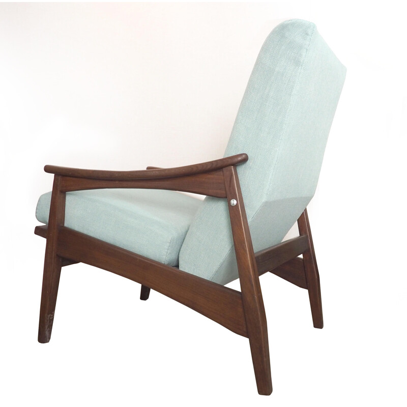 Vintage teakhouten fauteuil, Scandinavisch