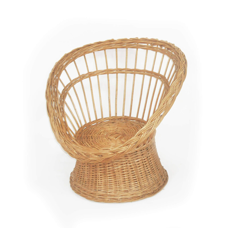 Poltrona Vintage rattan