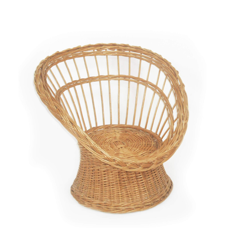 Poltrona Vintage rattan