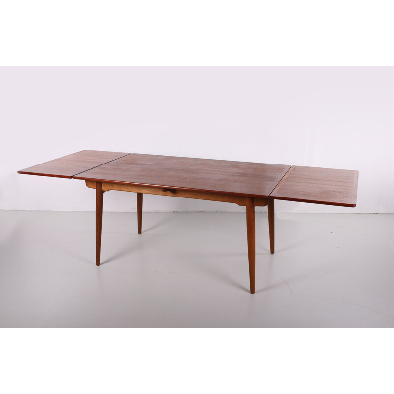 Vintage XL Teak dining table by Hans J Wegner by A. Tuck 1950s